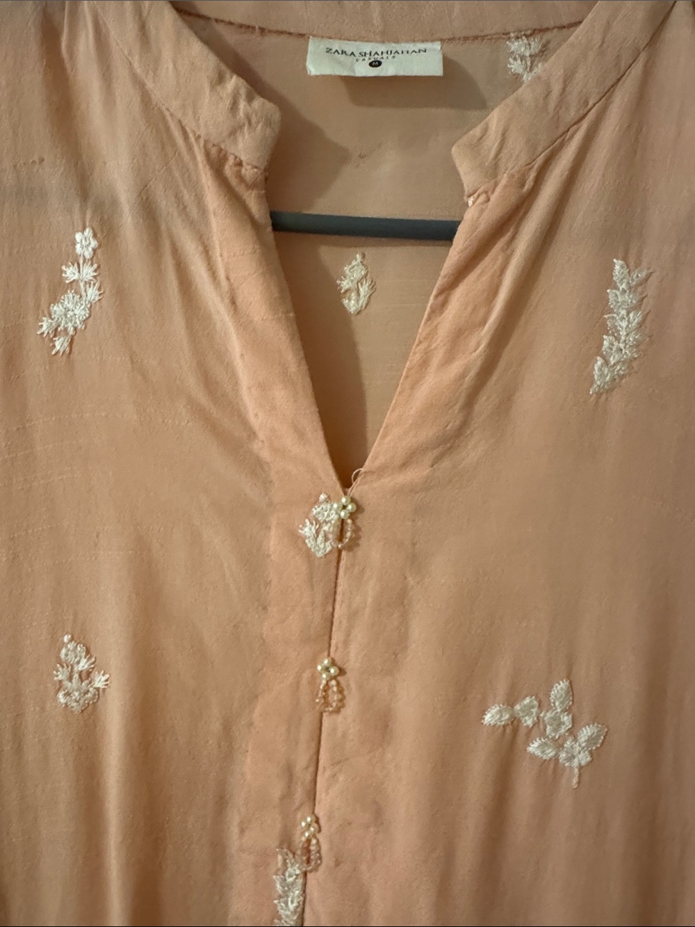 Zara Shahjahan Peach Embroidered 3 piece Eid/dawat